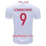 Polen Fodboldtrøjer Robert Lewandowski 9 Hjemmebanesæt VM 2018